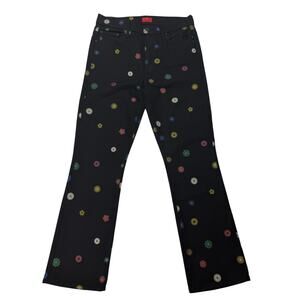 MOTHER Black The Insider Flood Fresh as a Daisy Jeans 29